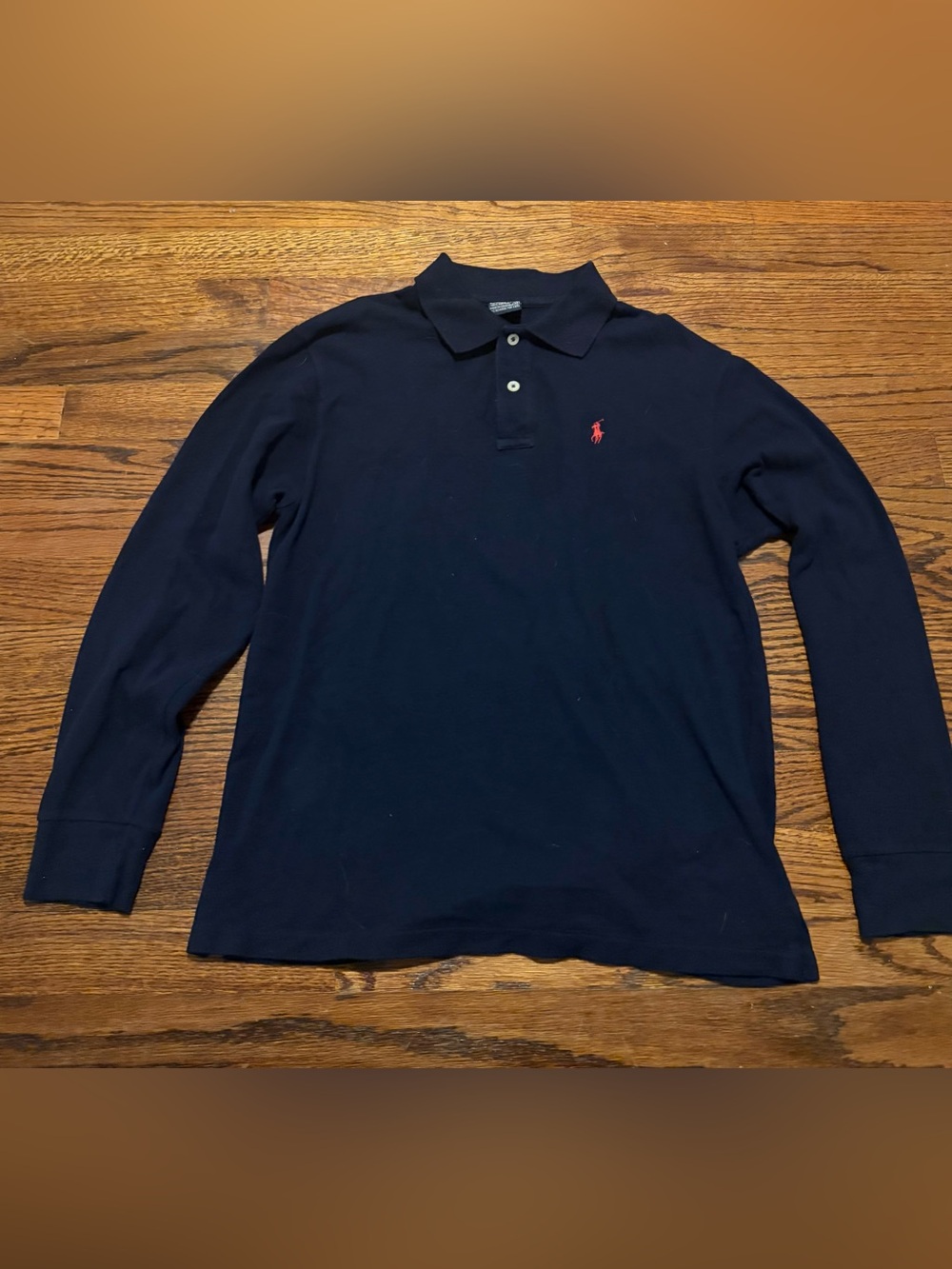 Ralph Lauren Men’s Navy Long-Sleeve Polo Size Medium